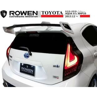 【M's】 トヨタ アクア G's リア ウイング ／ ROWEN ／ ロエン エアロ ／／ ルーフ スポイラー ／ TOYOTA AQUA Gs NHP10 1T014R00 ジーズ ジーエスの画像