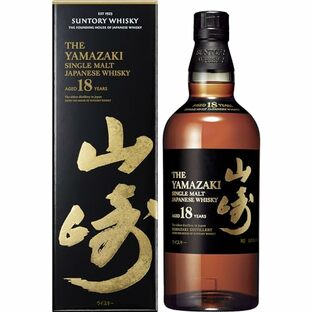 Yamazaki サントリー シングルモルトウイスキー 山崎18年 [ 日本 700ml ] [ギフトBox入り]の画像