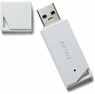 バッファロー BUFFALO USB2.0 どっちもUSBメモリー 32GB ホワイト RUF2-KR32GA-WHの画像