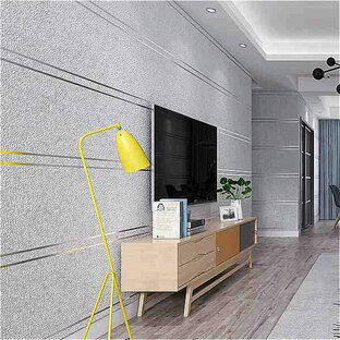 現代の シンプル なスエード大理石ストライプ壁ロール用の 壁紙 Papel デ Parede 3D 不織布 デスクトップ 壁紙 リビング ルームのベッドルームの画像