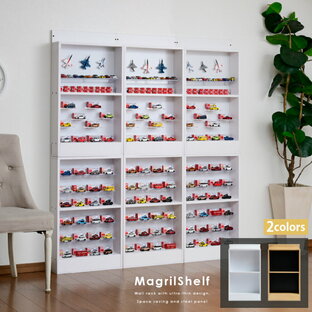 コレクションボード フィギュア ラック コレクション 卓上 棚 ミニカー ガチャガチャ ミニチュア 模型 グッズ 宝物 薄型 スリム 大型 ケース 収納 飾る ディスプレイ マグネット マグリルシェルフの画像