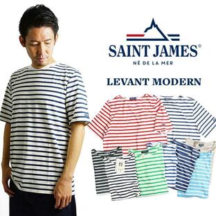 セントジェームス SAINT JAMES レバント モダン 半袖 クルーネック Tシャツの画像