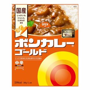 大塚食品 ボンカレーゴールド 中辛 180g×5個 レンジ調理対応の画像