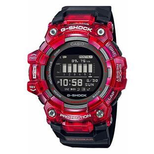 [カシオ] 腕時計 ジーショック 【国内正規品】G-SQUAD Bluetooth搭載 GBD-100SM-4A1JF メンズ ブラック×レッドの画像