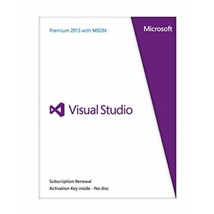 Microsoft Visual Studio Premium 2013 with MSDN英語の画像
