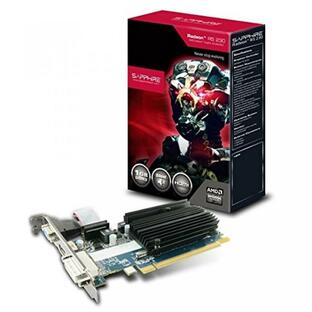 グラフィックカード グラボ GPU Sapphire Radeon R5 230, 1GB DDR3 (64 Bit), HDMI, DVI, VGA, LITEの画像