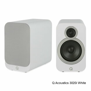 Q Acoustics【キューアコースティックス】3020i ホワイト パッシブスピーカー1ペア ブックシェルフ【正規品・新品】の画像