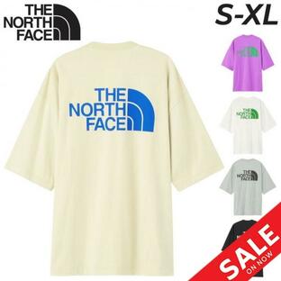 ノースフェイス 半袖 Tシャツ メンズ ユニセックス THE NORTH FACE シンプルカラースキームティー バックプリント ビッグシルエットアウトドアウェア /NT32434の画像