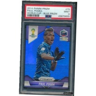 【品質保証書付】 トレーディングカード 2014 Panini Prizm World Cup Blue #79 Paul Pogba PSA 9の画像