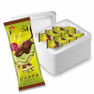 【Amazon.co.jp限定】 森永乳業 PARM パルム ダブルチョコピスタチオ＆チョコレート <1ケース（24個入）> | ドライアイスを入れてお届けします | アイス バーアイスの画像