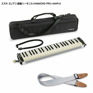 スズキ エレアコ鍵盤ハーモニカ HAMMOND PRO-44HPv2 ストラップ(KSS)付 SUZUKIの画像