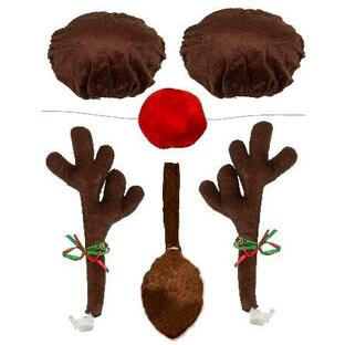 Red Co. トナカイの枝角 クリスマスキット製品 (イヤーミラーカバー付きフルキット)の画像