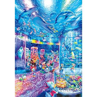 1000ピース ジグソーパズル ディズニー ナイトアクアリウム【光るパズル】(51x73.5cm)の画像
