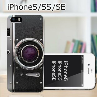 iPhone 5/5S/SE 共通 レトロCamera クリアハードケースの画像