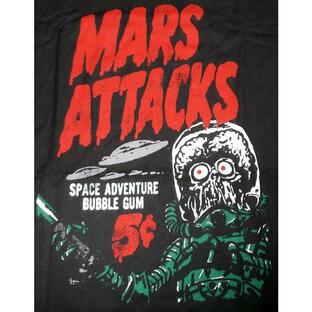 マーズ アタック Tシャツ Mars Attacks SPACE ADVENTURE 正規品 ティム・バートン 映画Tシャツの画像