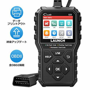 Launch CR529 OBD2 故障診断機 スキャンツール OBD2 スキャナー 車のエンジンエラーコードの読取＋消去 CR4001のアップグレード版【の画像