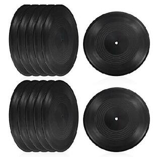 PATIKIL Blank Vinyl Records, 12 Inch CD Fake Vinyl Records for Wall Aesthetic Decor, 24 Pack Records for Roll Music Room Rock Party DIY Decoration, Blの画像