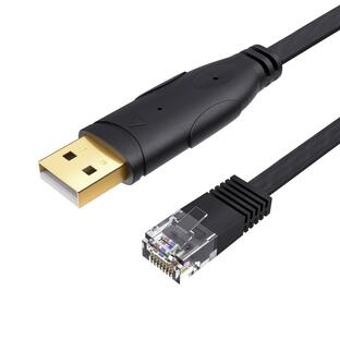 USBコンソールケーブル, CableCreation [FTDI-FT232RL チップ内蔵] USB-RJ45シリアルケーブル Cisco、NETの画像