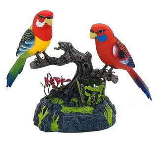 鳥愛好家のための 音 制御 おもちゃ 電子ボイスコントロール おもちゃ 家の装飾2個の画像