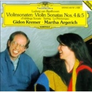 マルタ・アルゲリッチ/Beethoven： Violin Sonatas No.4 Op..23, No.5 "Spring"Op.24 / Gidon Kremer(vn), Martha Argerich(p)[4197872]の画像