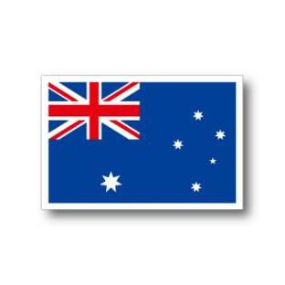 オーストラリア国旗ステッカー SSサイズ 3.3×5cm 屋外耐候耐水シール スーツケースや車などにの画像
