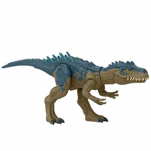 マテル ジュラシックワールド(JURASSIC WORLD) バトルアクション! ほえるアロサウルス【 恐竜 おもちゃ 】【全長:約44.1cm】 【4才~】 HRX50の画像