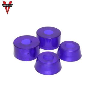 VENTURE BUSHING ベンチャー クッシュ ブッシュ BUSHINGS CLEAR PURPLE 90（純正） スケートボード スケボーの画像