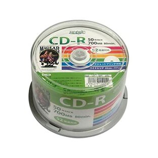 MAG-LAB HI-DISC データ用CD-R HDCR80GP50 (700MB 52倍速 50枚)の画像