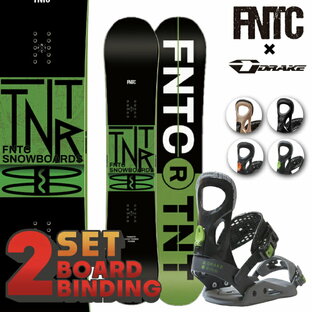 FNTC エフエヌティーシー スノーボード - ドレイク ビンディング 2点セット 23-24 TNT R UNISEX DRAKE KING MEN S LTDの画像