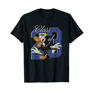 ディズニー ドナルドダック クラスオブ23 卒業式 2023 レトロ Tシャツの画像