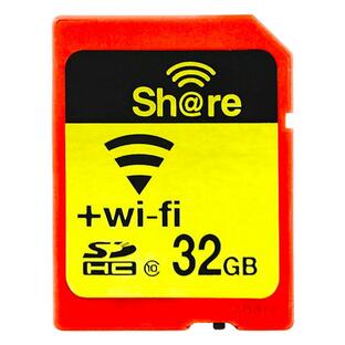 無線LAN搭載SDカード 32GB SDHC ezShare Wi-Fi機能搭載 Class10 Android/ iOS両対応 海外リテール Wi-FiSD-32G ◆メの画像