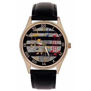 superbrass.com The Art of Fernand Leger, Colorful Music Notation, Solid Brass Collectible Watch. 並行輸入品の画像