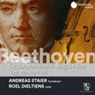 アンドレアス・シュタイアー（forte piano） / ベートーヴェン：チェロ・ソナタ第4，5番、バガテルop.119 ＆ 126（輸入盤） [CD]の画像