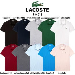 (SALE)LACOSTE(ラコステ)ポロシャツ スリムフィット 半袖 鹿の子 テニス ゴルフ メンズ 男性用 PH4012の画像