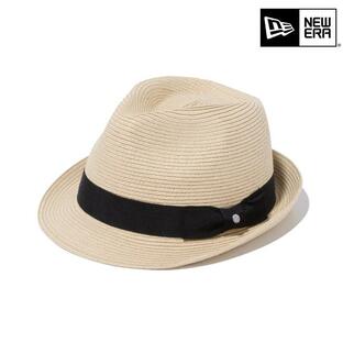 ニューエラ ハット NEWERA The Trilby グログランバンド ナチュラルペーパーロープ シルバーピントリルビー ストローハットの画像