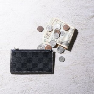 お客様の思い出 ブランド品 リメイク コインケース ミニ財布 二つ折り 三つ折り  長財布 カードケース 革 お客様の私物を使っの画像