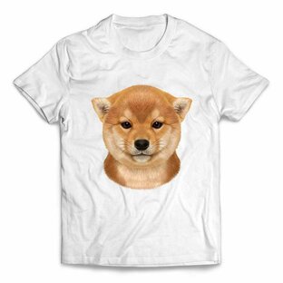 【仔犬の 柴犬 ドッグ 犬 いぬ】メンズ 半袖 Tシャツ by Fox Republicの画像