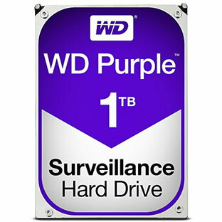 WD HDD 内蔵ハードディスク 3.5インチ 1TB WD Purple 監視カメラ用 WD10PURX IntelliPower 3年保証の画像