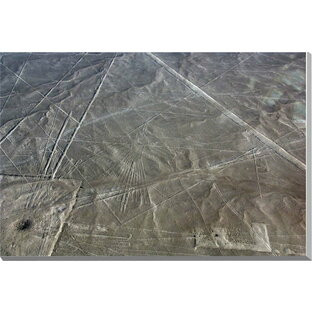 風景写真ポスター 世界遺産 南米 ペルー 果てしなく広がる乾燥地帯に描かれた謎のナスカの地上絵 「コンドル 2」 pst-NSK-24の画像