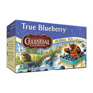 【送料無料】 ハーブティー トゥルーブルーベリー カフェインフリー 20個 ティーバック セレッシャルシーズニングス 飲料 ドリンク 紅茶 冬【Celestial Seasonings】Herbal Tea, True Blueberry 20 Tea Bagsの画像