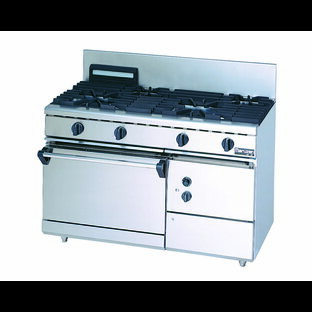 【新品・送料無料・代引不可】マルゼン ガスレンジ NEWパワークックシリーズ 厨房機器 調理機器 RGR-1265D W1200*D600*H800(mm)の画像