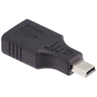 SSA Service エスエスエーサービス [ miniUSB 変換コネクタ・OTG(ホスト機能)対応 ] miniUSB(オス)-USB・A(メス) SUAF-MIHBの画像