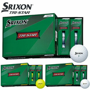 2022年モデル ダンロップ スリクソン トライスター ゴルフボール 1ダース（12球入り）TRI-STAR 【DUNLOP】【SRIXON】の画像
