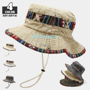 つば広帽子 夏 メンズ サファリハット テンガロンハット 帽子 ハット キャップ カウボーイハット UVカット 紫外線対策 熱中症の画像