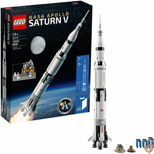LEGO(レゴ) アイデアズ NASA アポロ サターンV 92176 宇宙モデル ロケット 子供と大人に 科学組み立てキット (1969ピース) 送料無料の画像