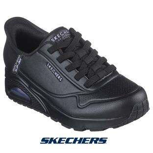 スケッチャーズ SKECHERS 177112-bbk ブラック レディース 靴 Slip-ins スリップインズ UNO EASY AIR ウノイージーエア ゴム紐 メモリーフォーム ハンズフリーの画像