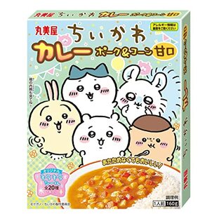 丸美屋食品工業 ちいかわカレー ポーク&コーン甘口 160g×10個の画像