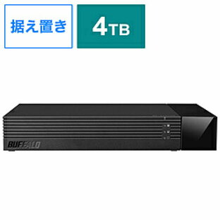 BUFFALO(バッファロー） HDV-SAM4.0U3-BKA [据え置き型 /4TB] 外付けハードディスク TV・レコーダー向け [USB3.1(Gen1)・3.0/ブラック] 使用量メーター付き HDVSAM40U3BKA 【sof001】 [振込不可] [代引不可]の画像