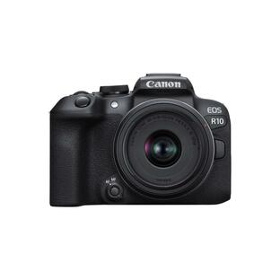 Canon キヤノン ミラーレス一眼カメラ EOS R10 w/RF-S18-45mm 24.2MP 4K動画 DIGIC X 画像プロセッサ 高速撮影 被写体検知＆追跡 コンパクト 軽量 コンテンツクの画像