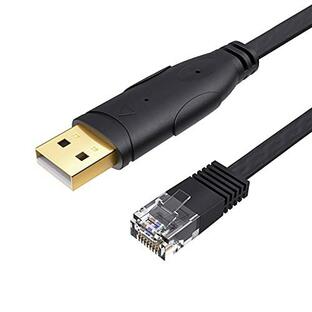 USBコンソールケーブル, CableCreation [FTDI-FT232RL チップセット内蔵] USB-RJ45シリアルケーブル Cisco、の画像